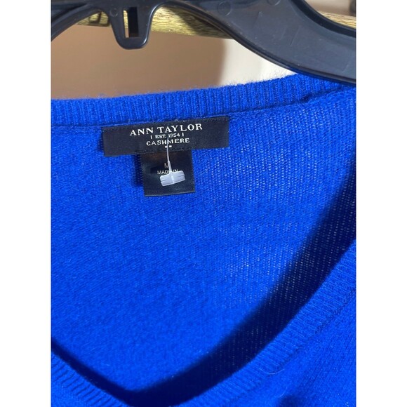 Ann Taylor cashmere Blue Sweater - Picture 3 of 5
